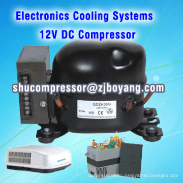 Электронных систем охлаждения с 12v dc Компрессор портативный автомобильный холодильник мобильный кондиционер